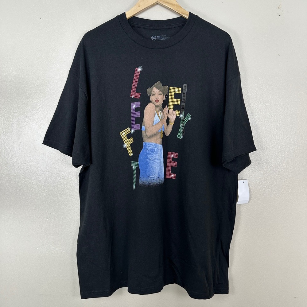 Cross Colours Men's XXL Left‎ Eye TLC Graphic T-Shirt Black C10017LSP NEW